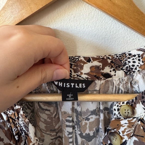 Whistles Jungle Safari Animal Print Tunic Dress - Picture 4 of 7